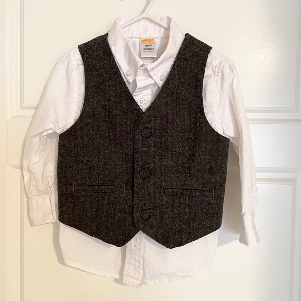 SET: 18-24 Mo. Gymboree Oxford & Vest